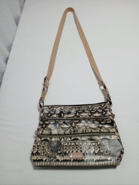 Sakroots Artist Circle Bohemian Coated Canvas Crossbody